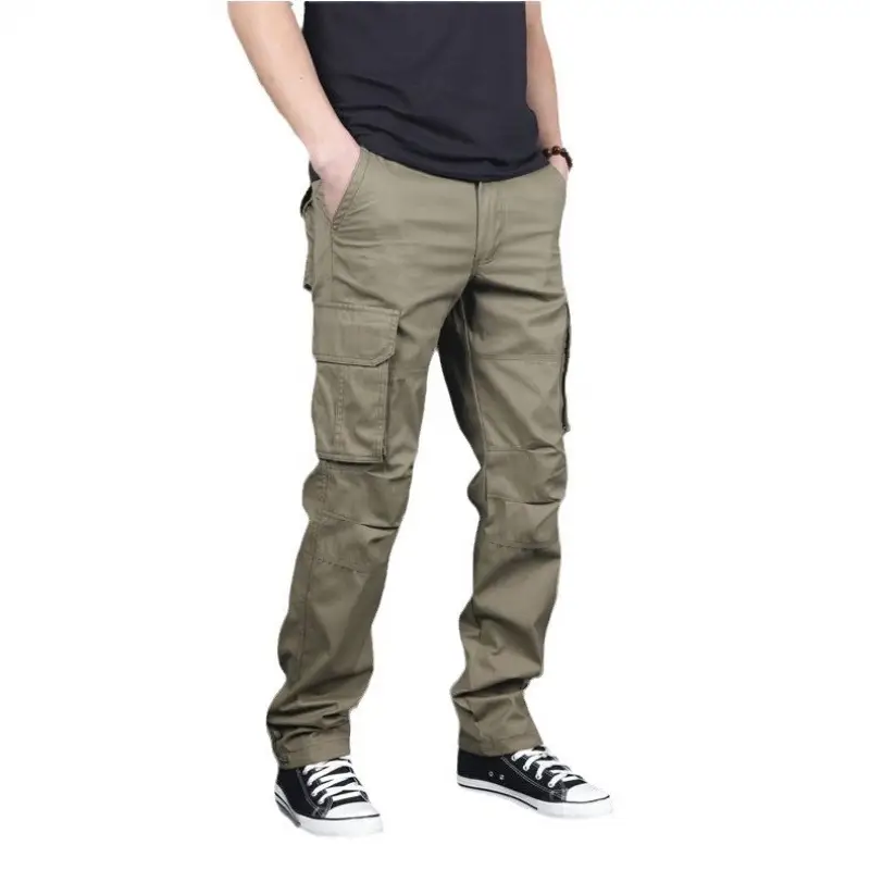 Men's Multi-pocket Plus Size 100 Cotton Cargo Pants