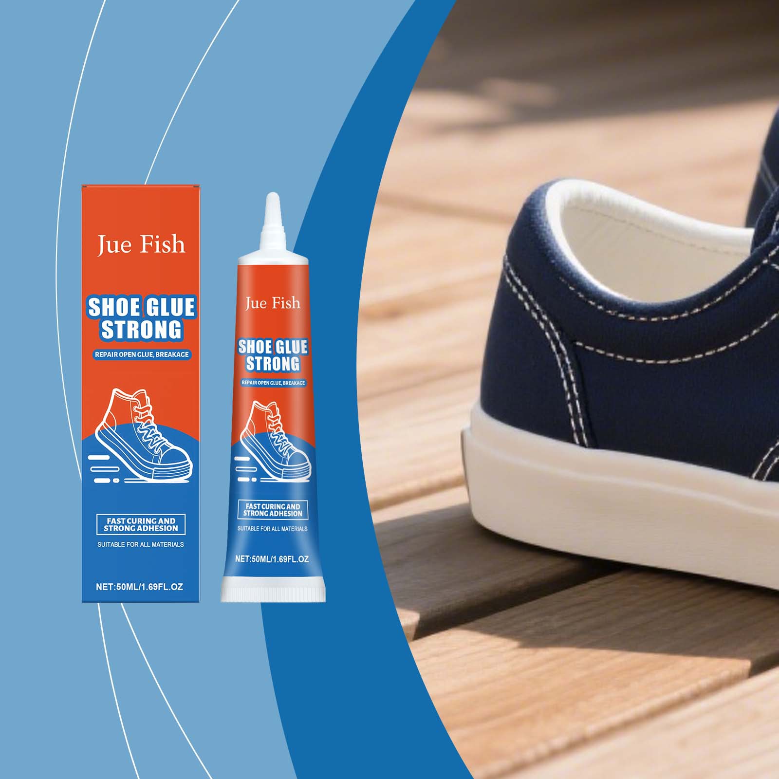 Pegamento Rápido para Zapatos, Tenis y Uso General del Hogar - imagen 1