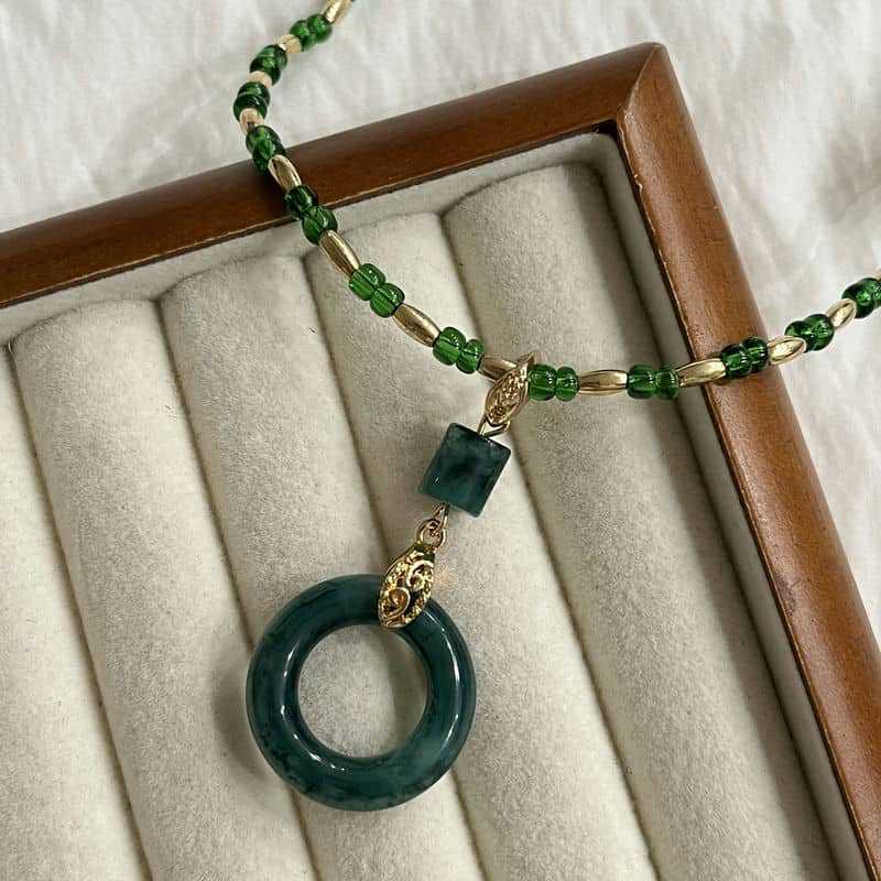 Jade Pendant Necklace, picture 2 of 4