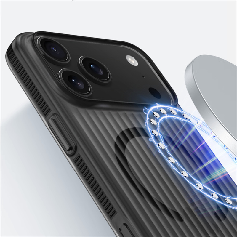 Applicable To Phone Case Corrugated Magnetic Anti-slip Bar