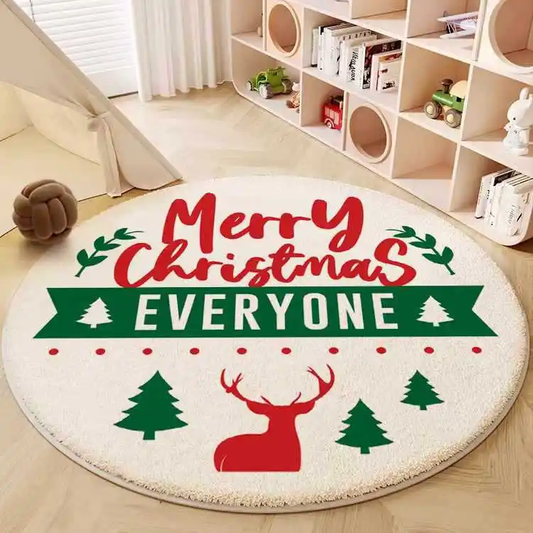 Round Carpet Bedroom Children's Room Living Cashmere-like Floor Mat