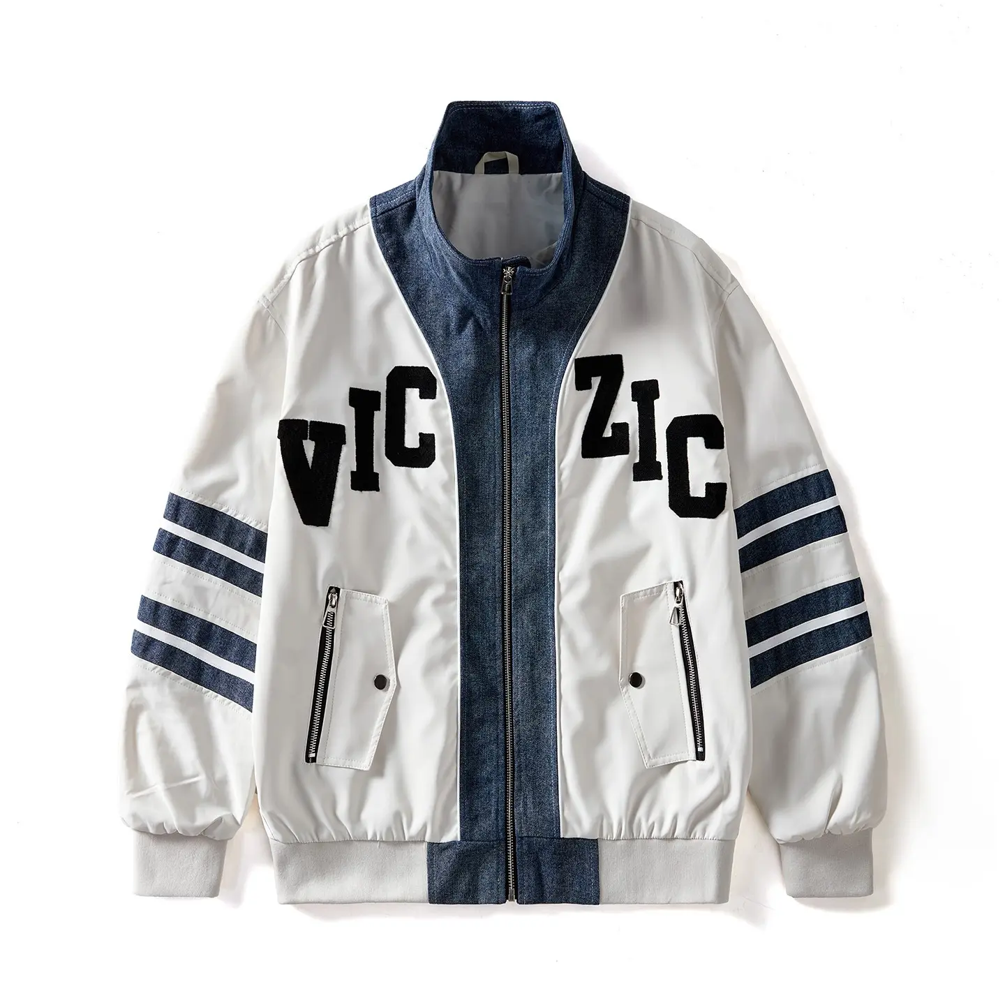 Relaxed Casual And Versatile Bomber Jacket