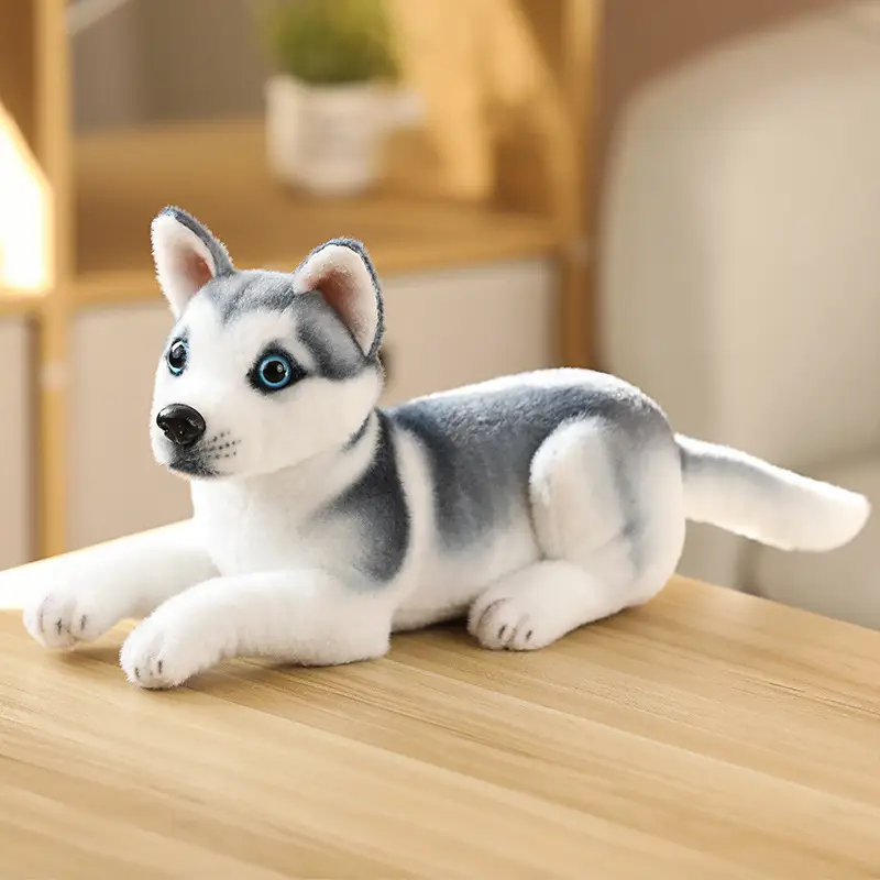 Simulation Puppy Doll Husky Spotty Dog Plush Children's Day Gift