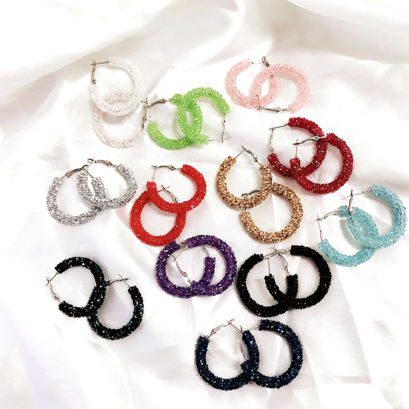 Soft Crystal Personalized Minimalist Womens Earrings