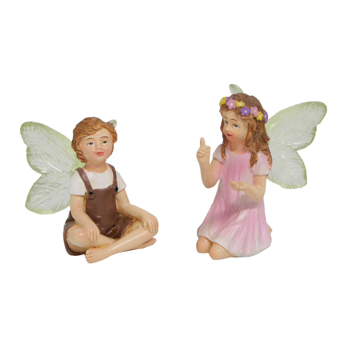 Resin Fairy Figurine Set of 2