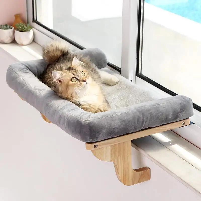 Solid-color Hammock for Cats and Dogs Made From Pure