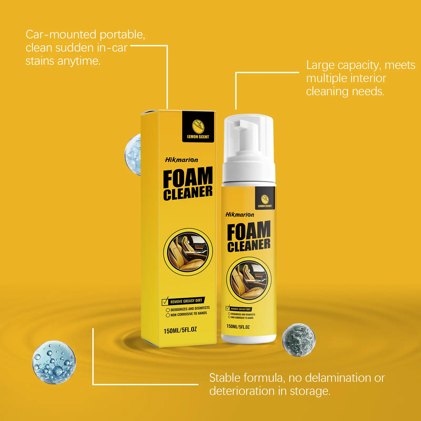 Automotive Interior Foam Cleaner
