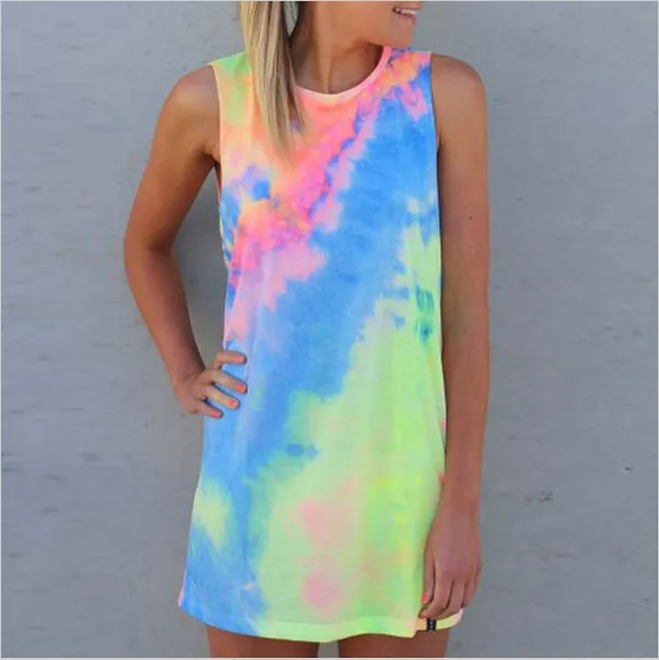 European And American Sleeveless Printed Dress Women - Shop at LoveMi