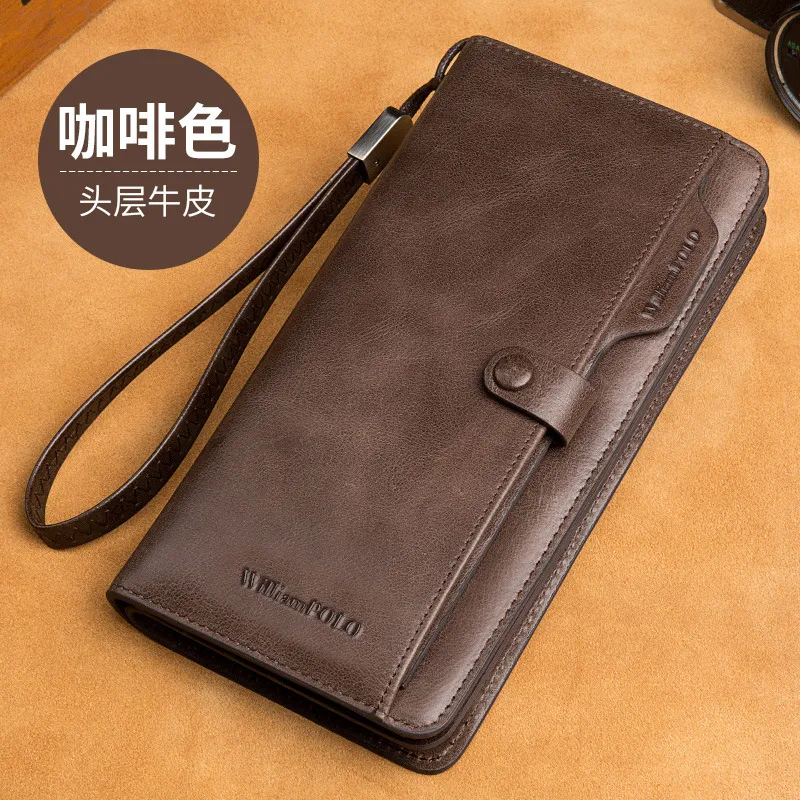 Men's Long Wallet Genuine Leather Wallet – image 8