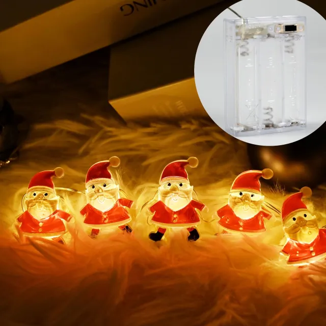 Christmas Decoration Atmosphere Ornamental Festoon Lamp Lights Battery Box Always Bright - Shop at LoveMi
