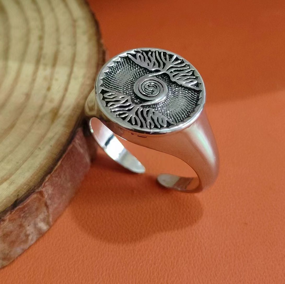 Marcasite Ring Tree Of Life Ring Ornament Men
