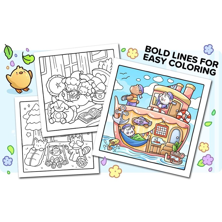 The Coloring Book Series Supports Labeling