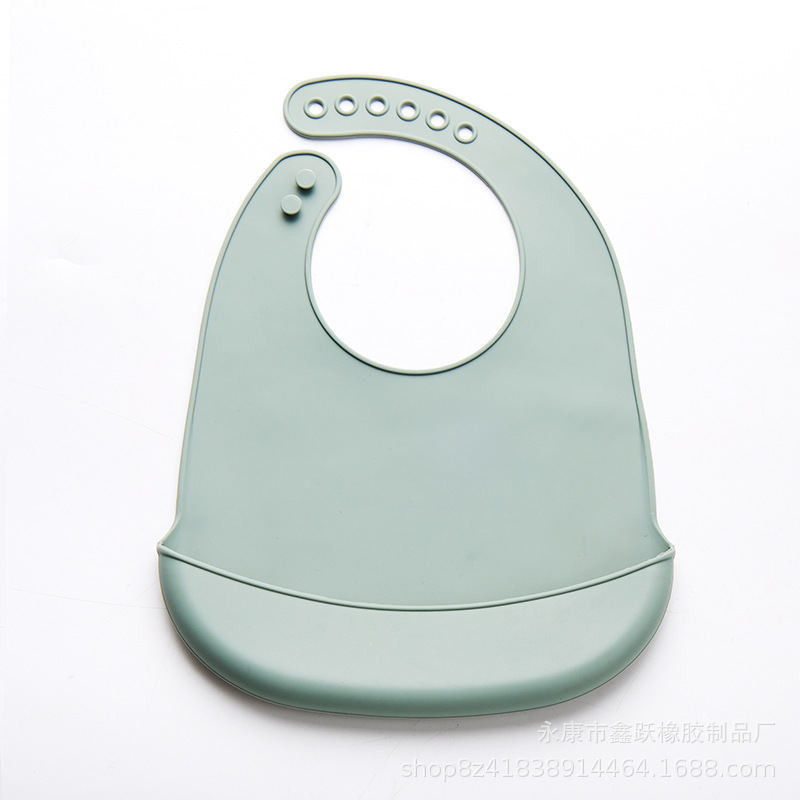 Thin Bib Gray Green