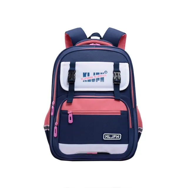 Children's Trolley Lightweight Shoulder Pad Wear resistant Large Capacity Spine Protection Backpack Waterproof Blue - Shop at LoveMi