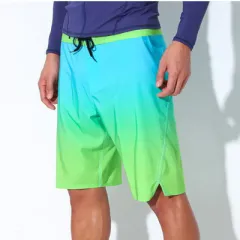 Diving Men's Swimsuit Long Sleeve Sun Protection Quick-drying - Green - View 1
