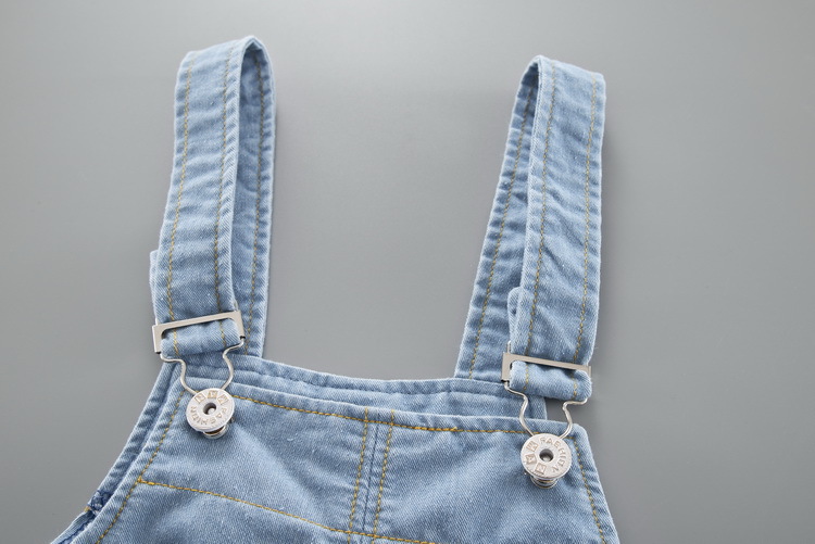 Title 2, Childrens denim overalls Durable and comfortab...