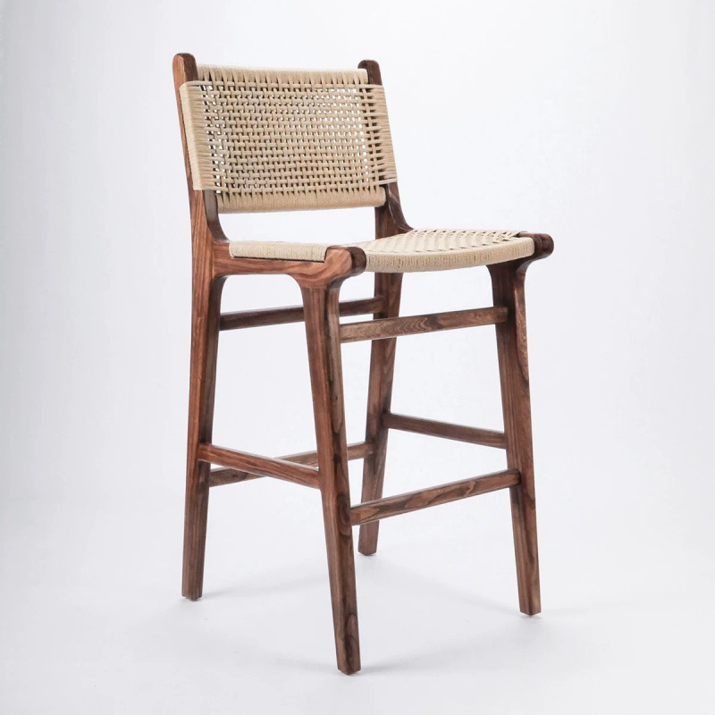 Solid Wood Vintage Bar Stool For And Bars