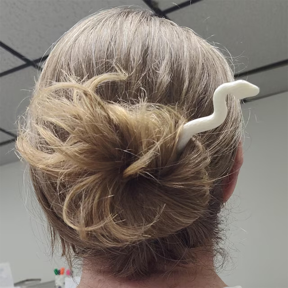 Simple Hair Clasp New Dark Goth Headdress