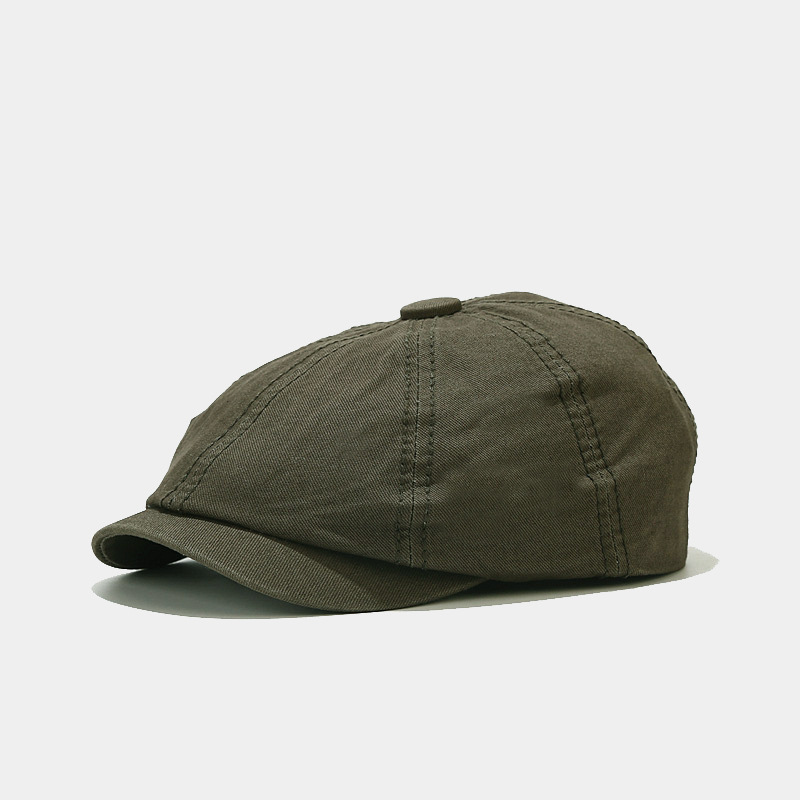 Octagonal British Four Seasons Women's Artistic Retro Hat