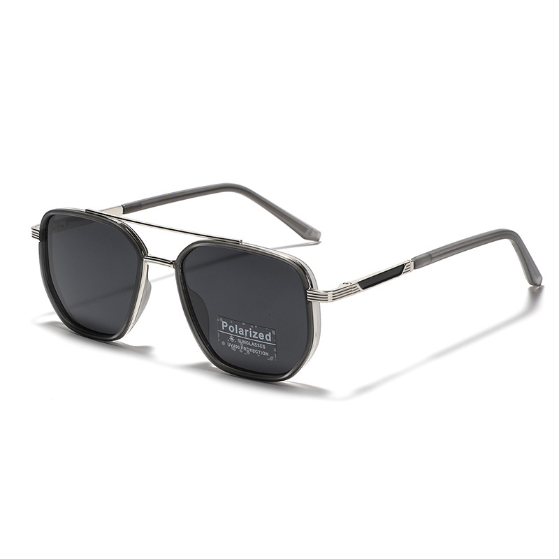 Polarized Sun Glasses Polygon Square Sunglasses - Image 10