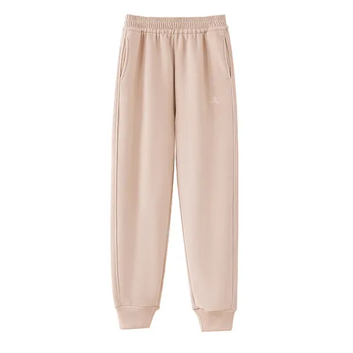 Women's Autumn Winter Ankle banded Thick Casual Pants Outdoor Oatmeal Color - Shop at LoveMi
