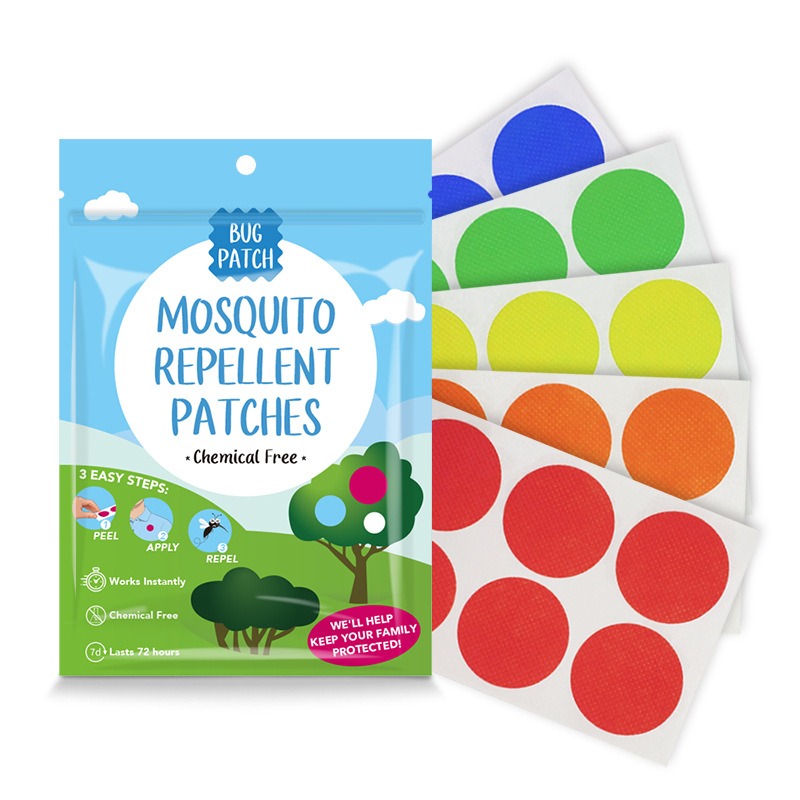 36 Patches Baby Plant Essential Oil Patches Non-woven Fabric Scented Mosquito-repellent Patches
