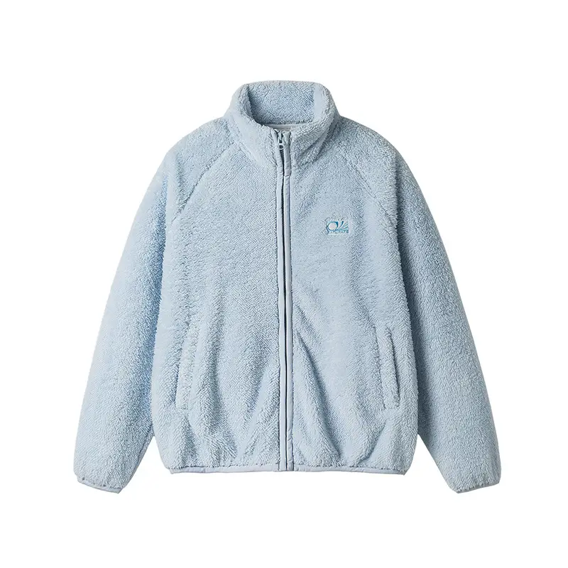 Thickening Stand Collar Olympic Fleece Cotton-padded Coat For Men And Women Lovers Wild