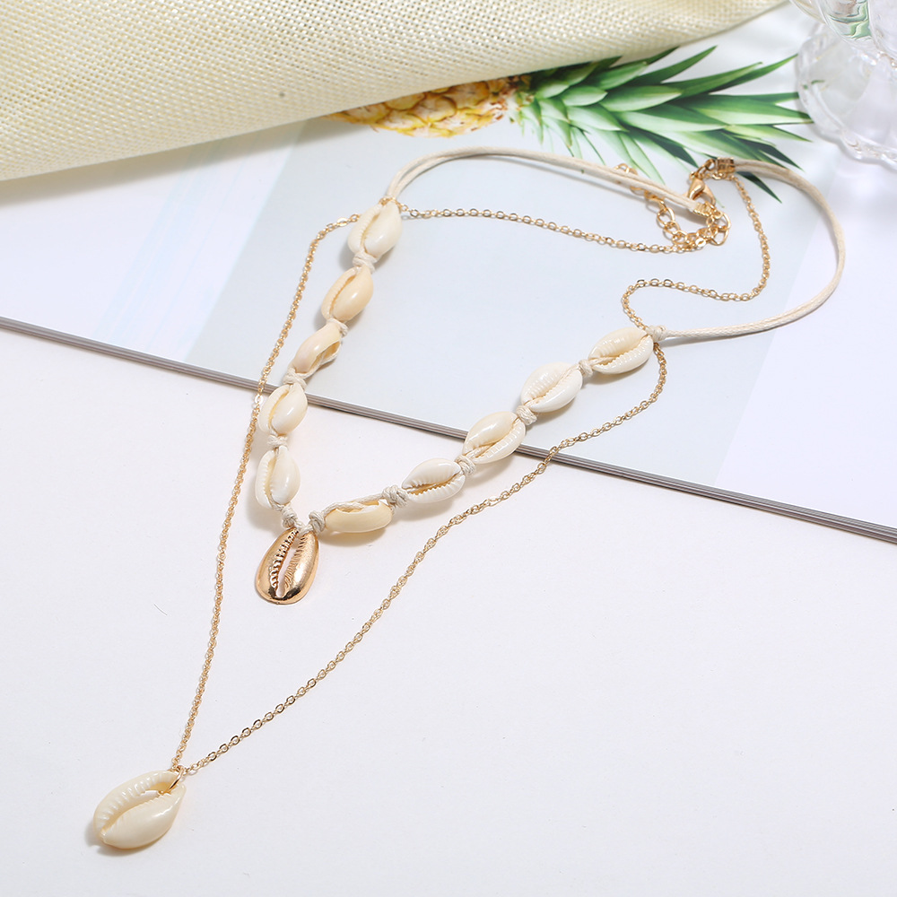 Bohemian Style Hand-woven Shell Necklace