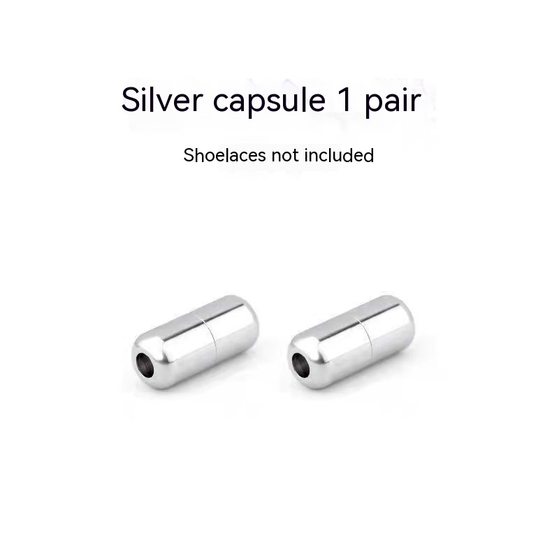 Lazy Multi-color Shoelace Metal Buckle Metal Capsule Buckle