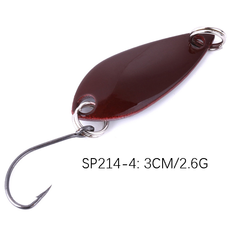 Sequins Lure 26g Single Hook Micro Metal Iron Plate Spoon Type