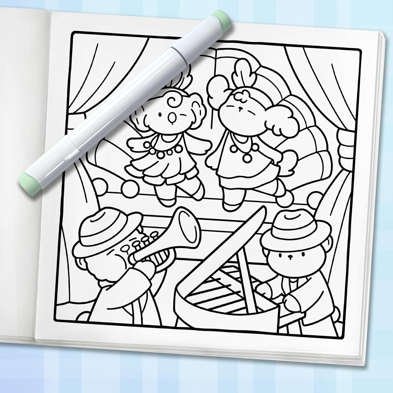 The Coloring Book Series Supports Labeling