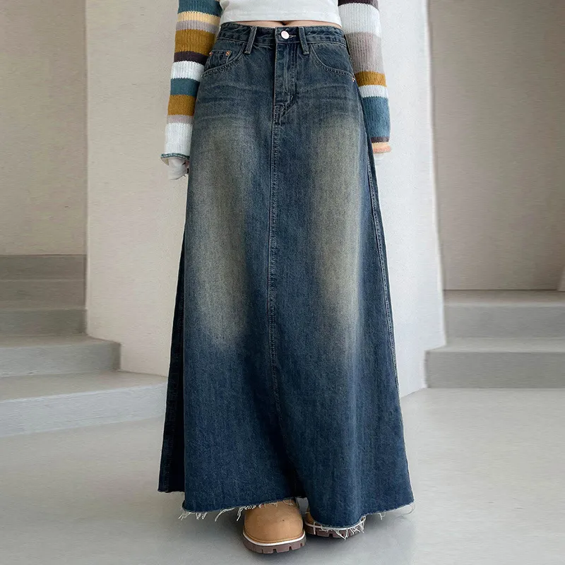 Versatile Retro Mid-length A- Line Skirt - Retro Nostalgic
