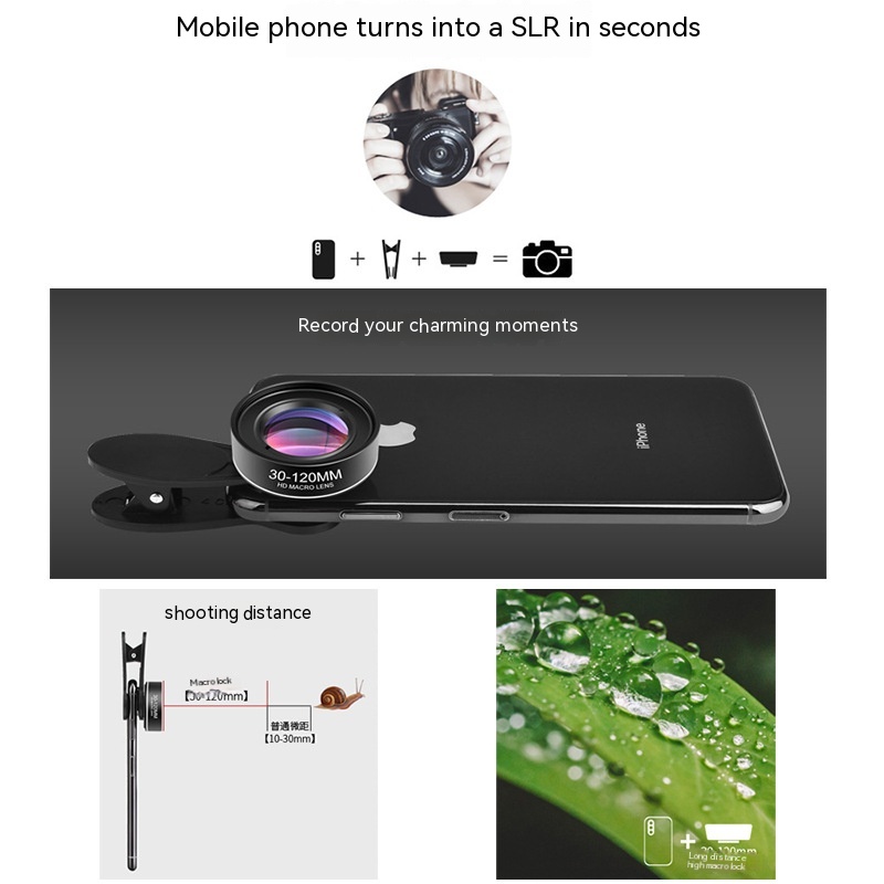 30-120mm Long-distance Mobile Phone Rear Macro Lens - Image 3
