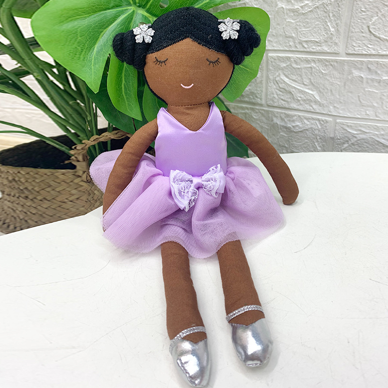 Purple Ballet Skirt Doll