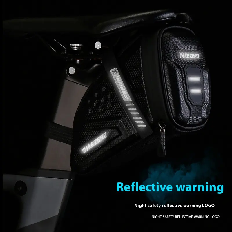 Bicycle Saddle Box Bag Mountain Bike Fixture