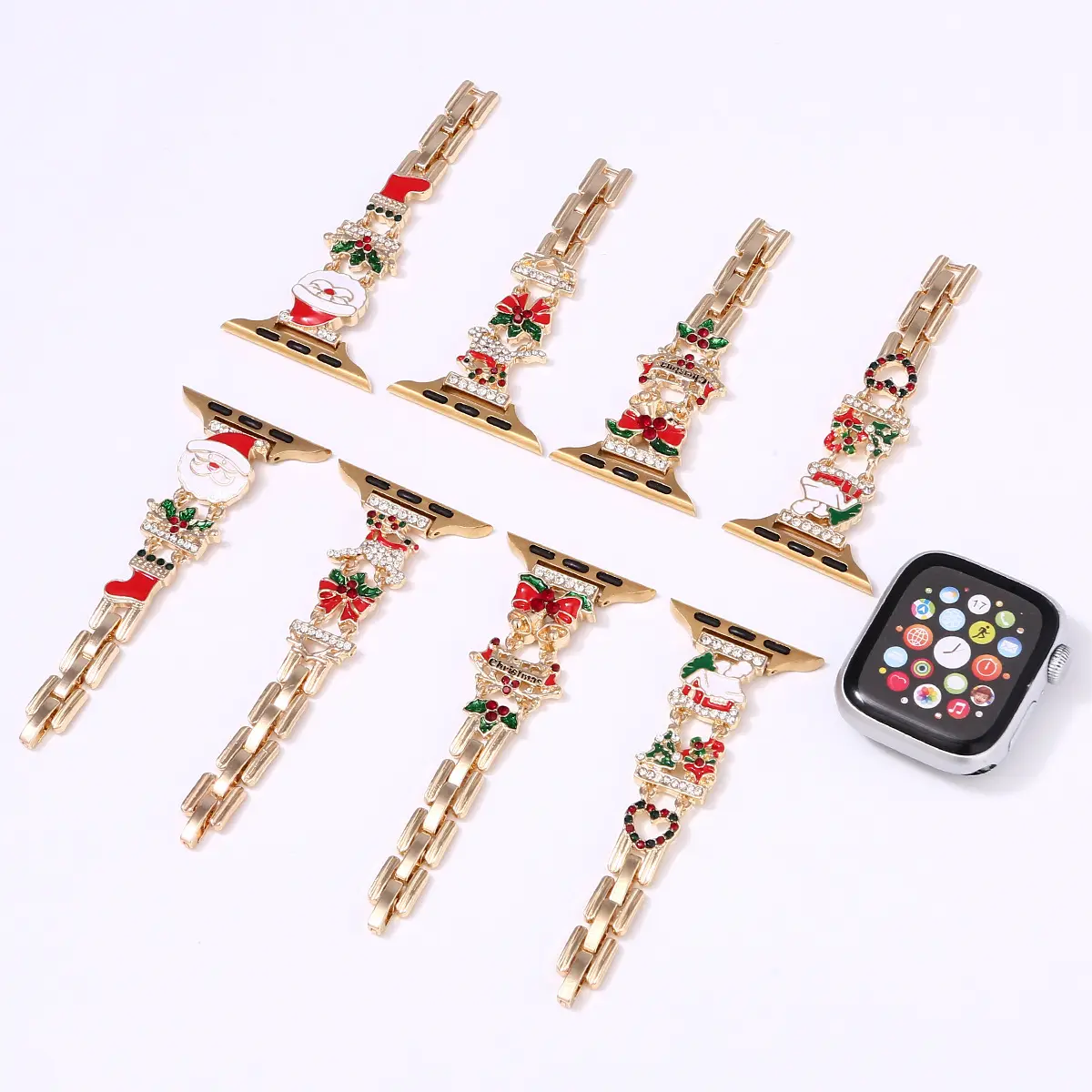 Christmas Party Decor Watch Strap Compatible
