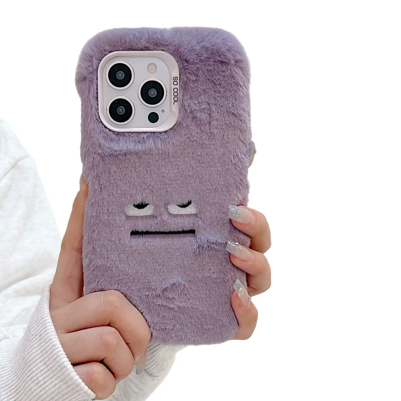 Fluffy Winter And Autumn Thermal Protective Cover