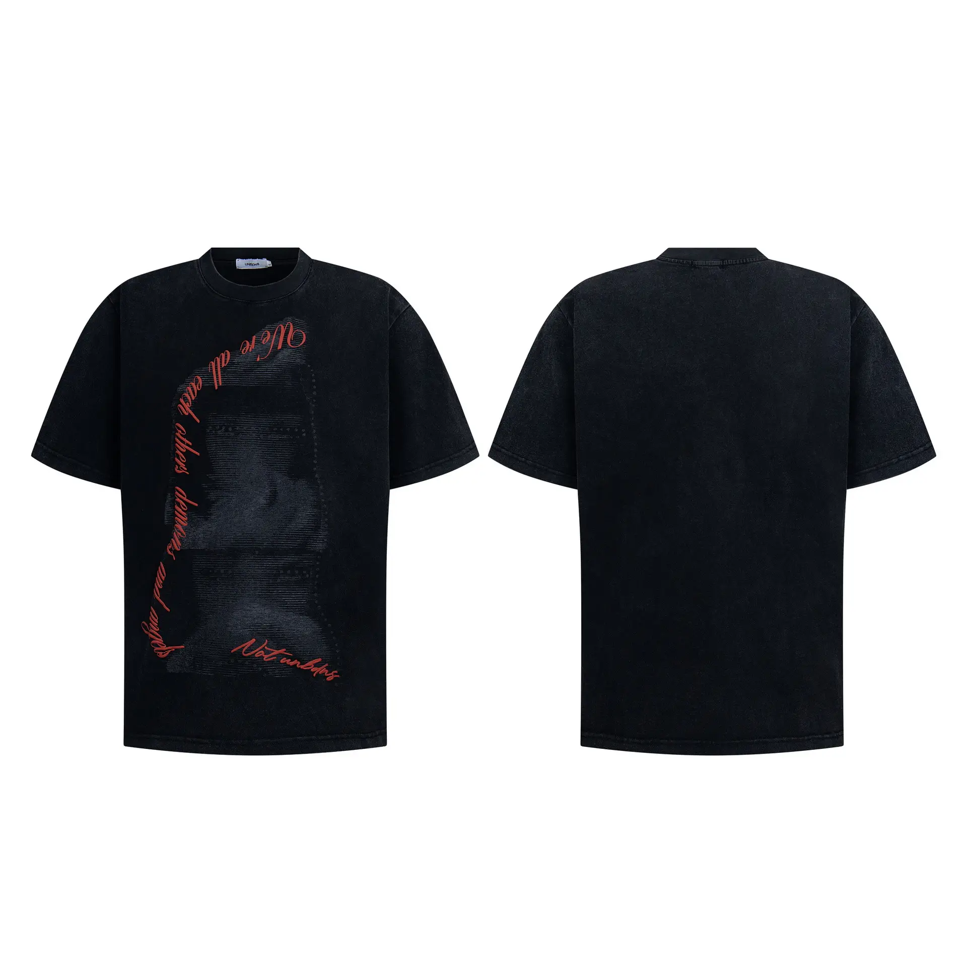 Men's Anime High-end Loose Short-sleeve T-shirt