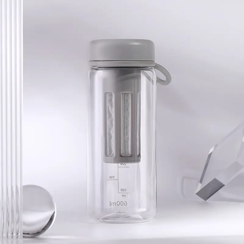 Convenient Sports Plastic Water Cup Large Capacity