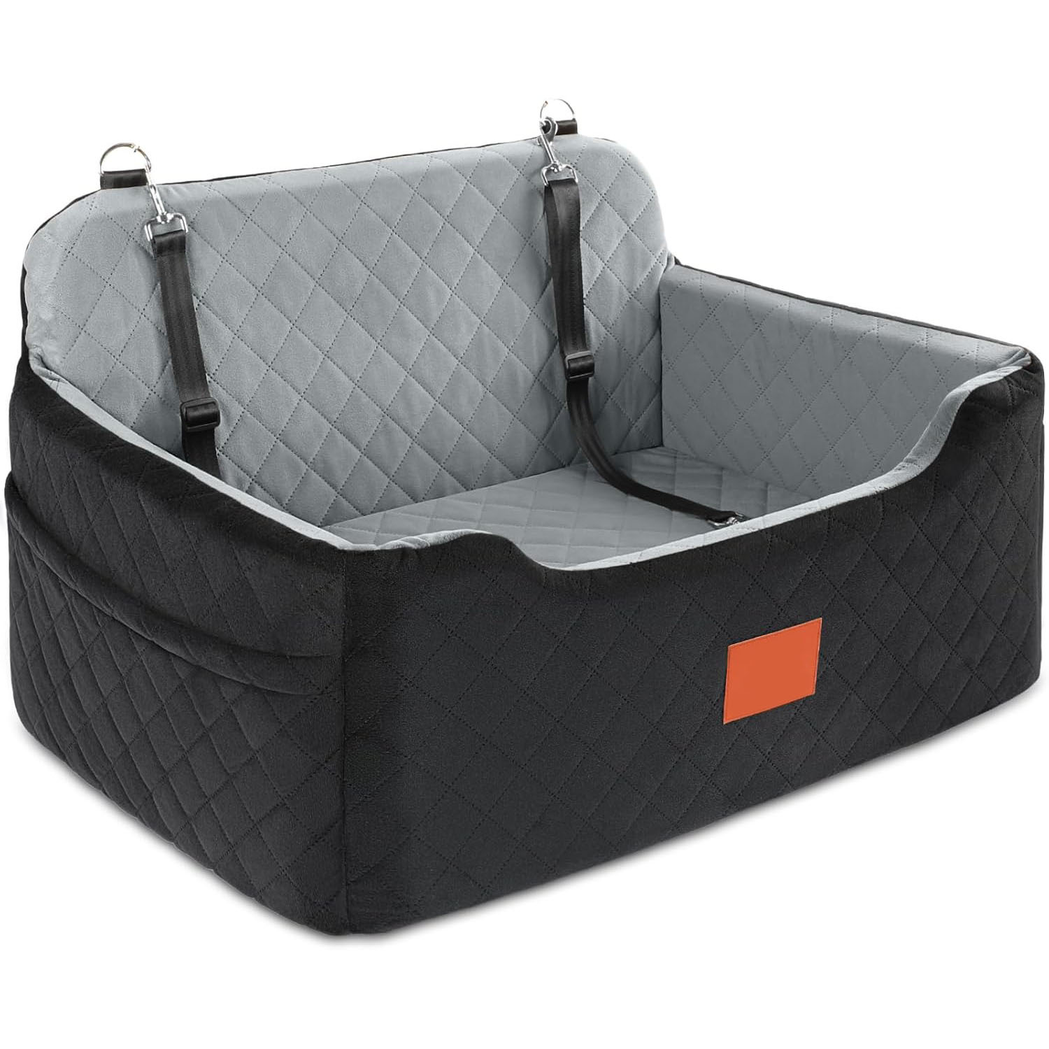 Dual-use Car And Home Seat Mat Car-mounted Dog Bed - Dual-use Car And Home Seat Mat Car-mounted Dog Bed Black And Gray L