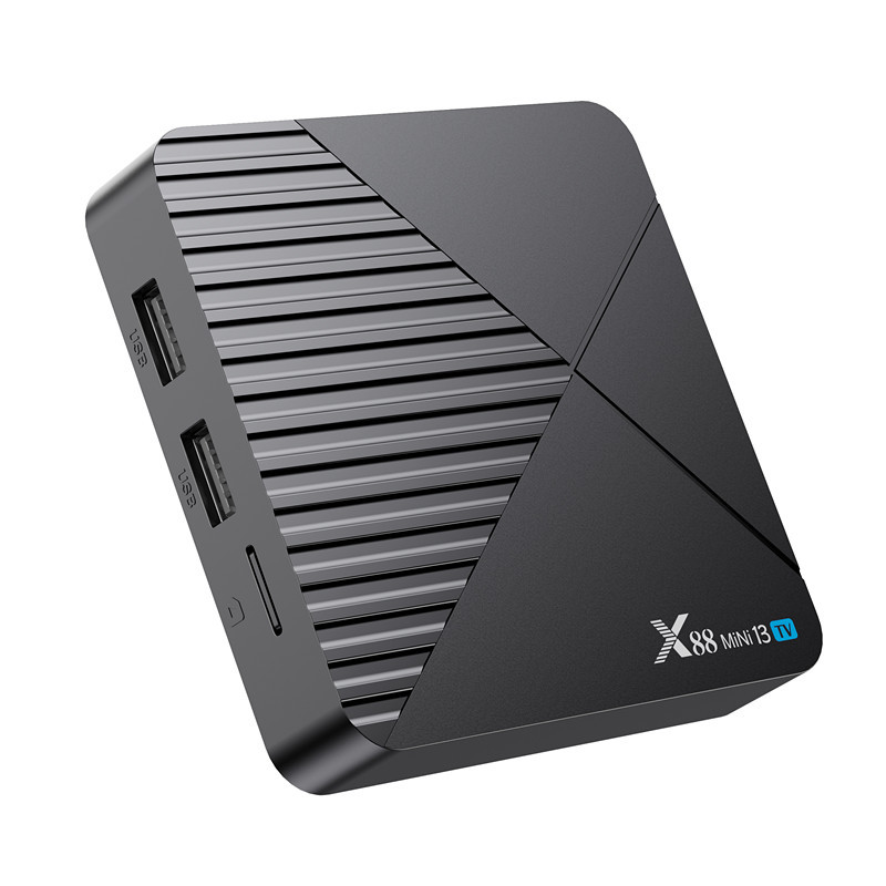 Box TV Android X88 MINI 13 — HDMI, Wi-Fi et Bluetooth 4