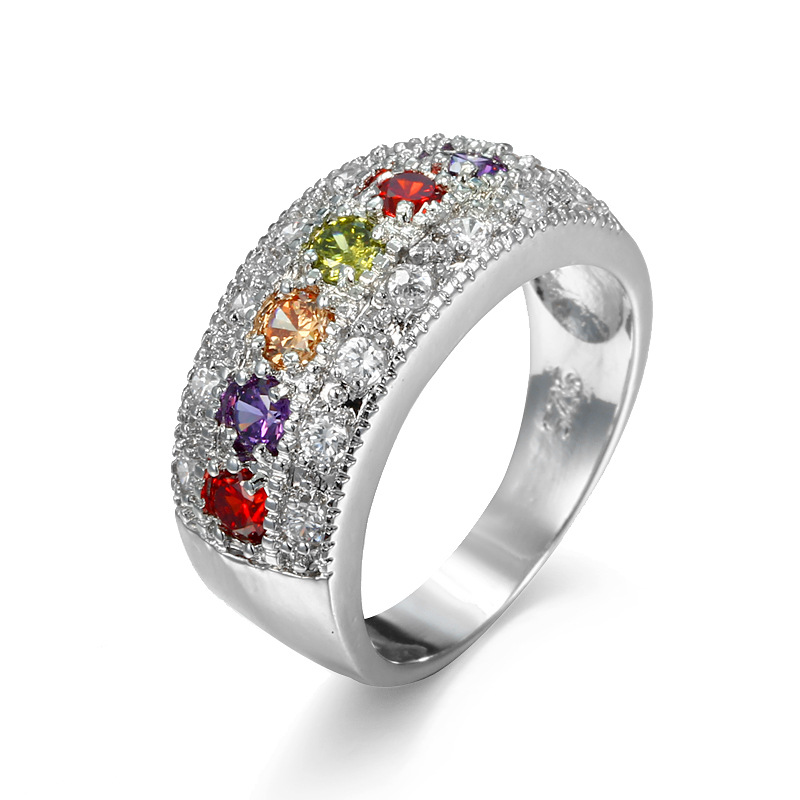 European And American Popular Ornament Micro Setting Ring