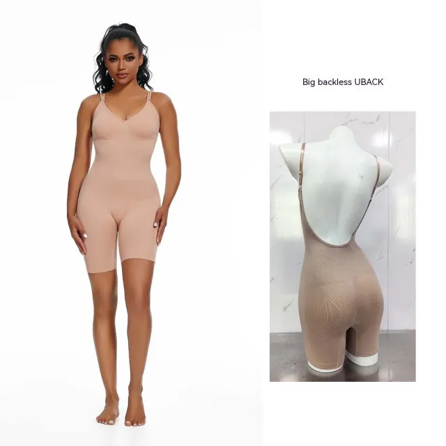 Nylon Women's One Piece Underwear Skin Color Big U Back 3Xl - Shop at LoveMi