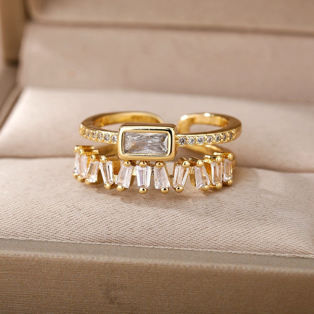 European And American Double-layer Ring 5