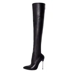 Women's Four Seasons Leg-shaping Overknee Long Boot Boots - Black - View 1