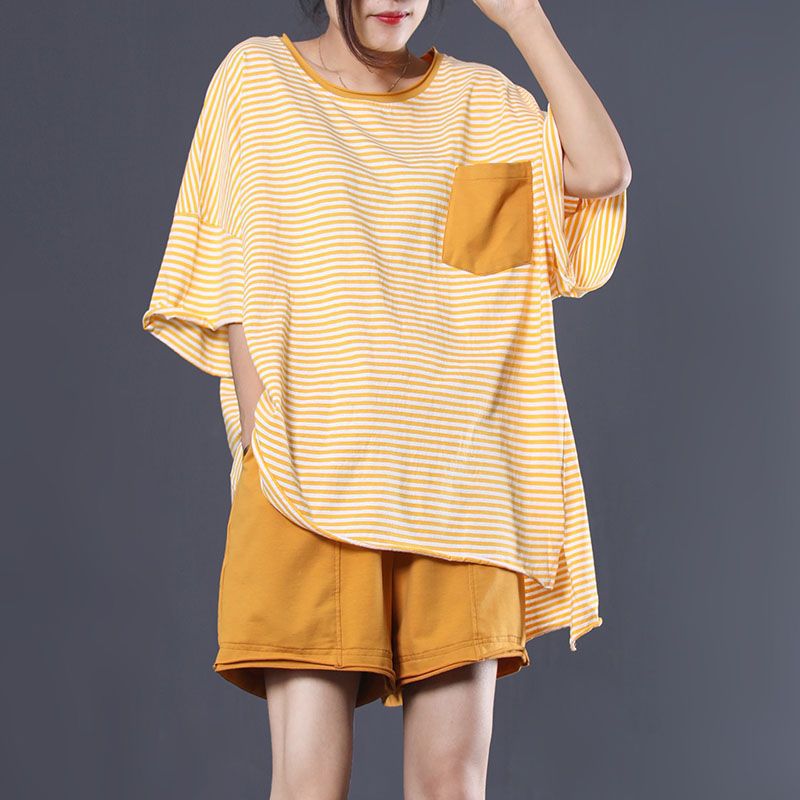 Korean Style Loose Plus Size Shorts Casual Suit Summer Women