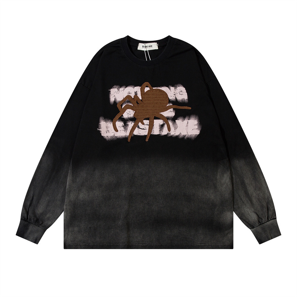 Men's Embroidered Cotton Long-sleeved T-shirt — image 1