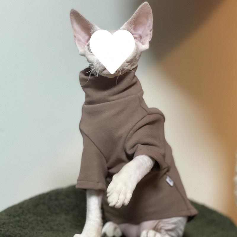 Spring Autumn And Winter Soft Base-Layer Shirt Suitable For Hairless Cats