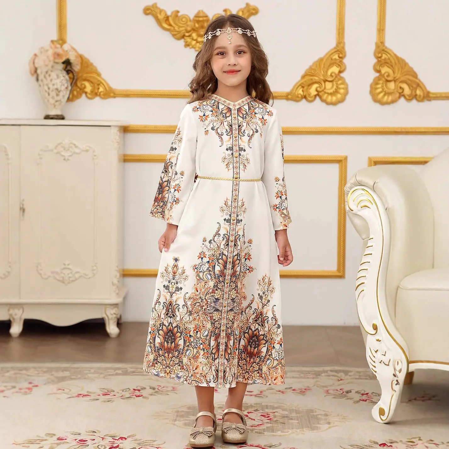 Turkish Childrens Printed Dress