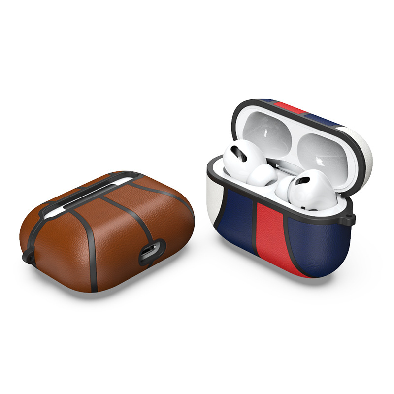 Basketball Headphone Case Handmade Leather - Image 9